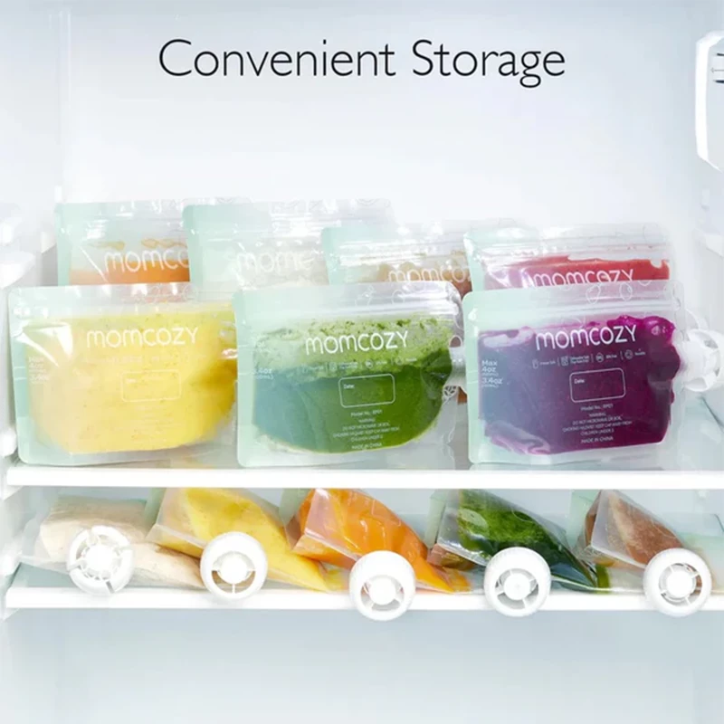 Momcozy Reusable Baby Food Pouches (Pack of 10) product thumbnail 5
