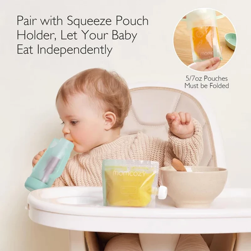 Momcozy Reusable Baby Food Pouches (Pack of 10) product thumbnail 6