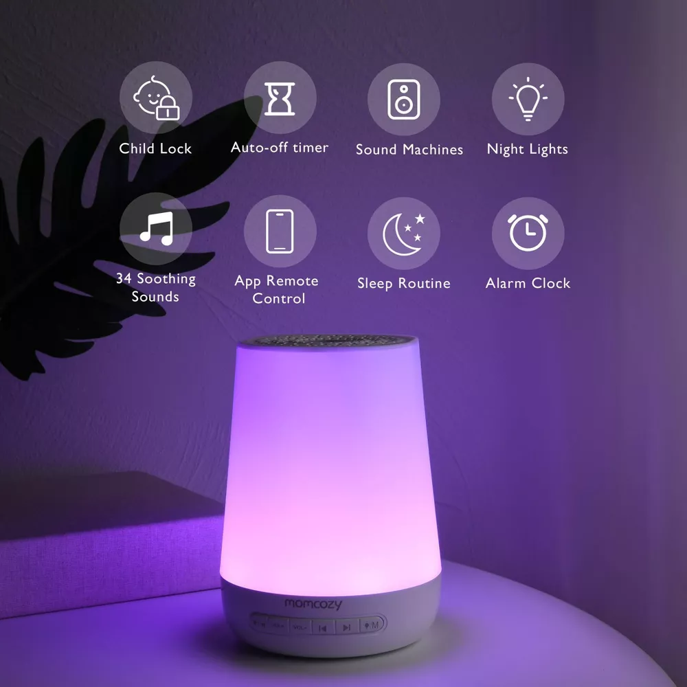 Momcozy White Noise Machine Bluetooth + Lights product thumbnail 4