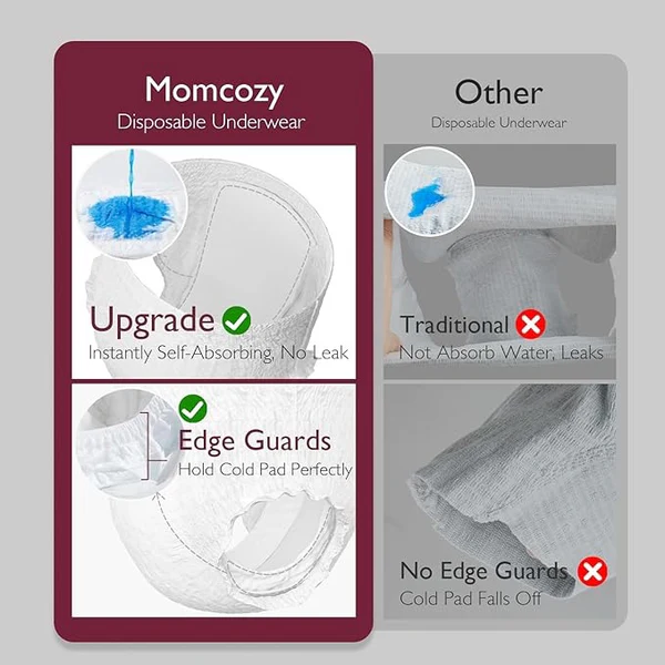 Momcozy Postpartum Disposable Underwear,6 PCS product thumbnail 2
