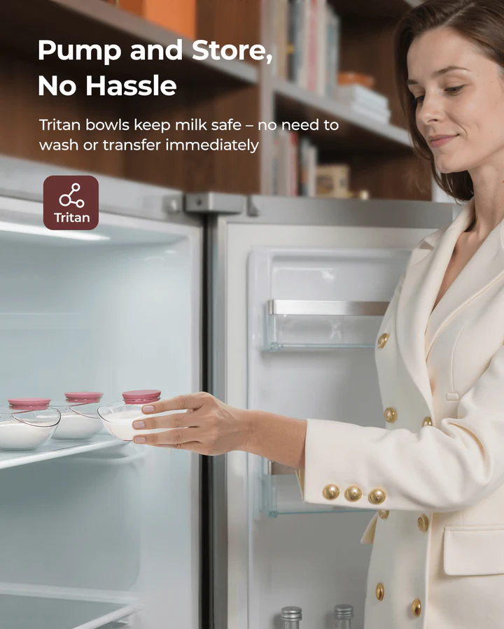 Momcozy M9 Single Wearable Breast Pump, Mobile App Controlled – Grey product thumbnail 2