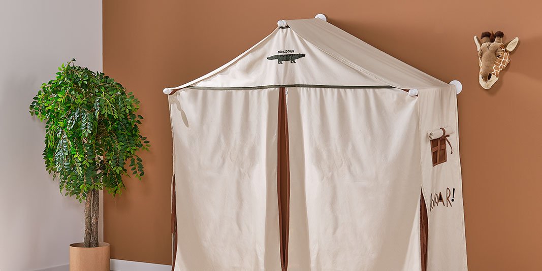Almila Safari Tent Compatible With Mosquito Net Hanger Pipe Type product thumbnail 4