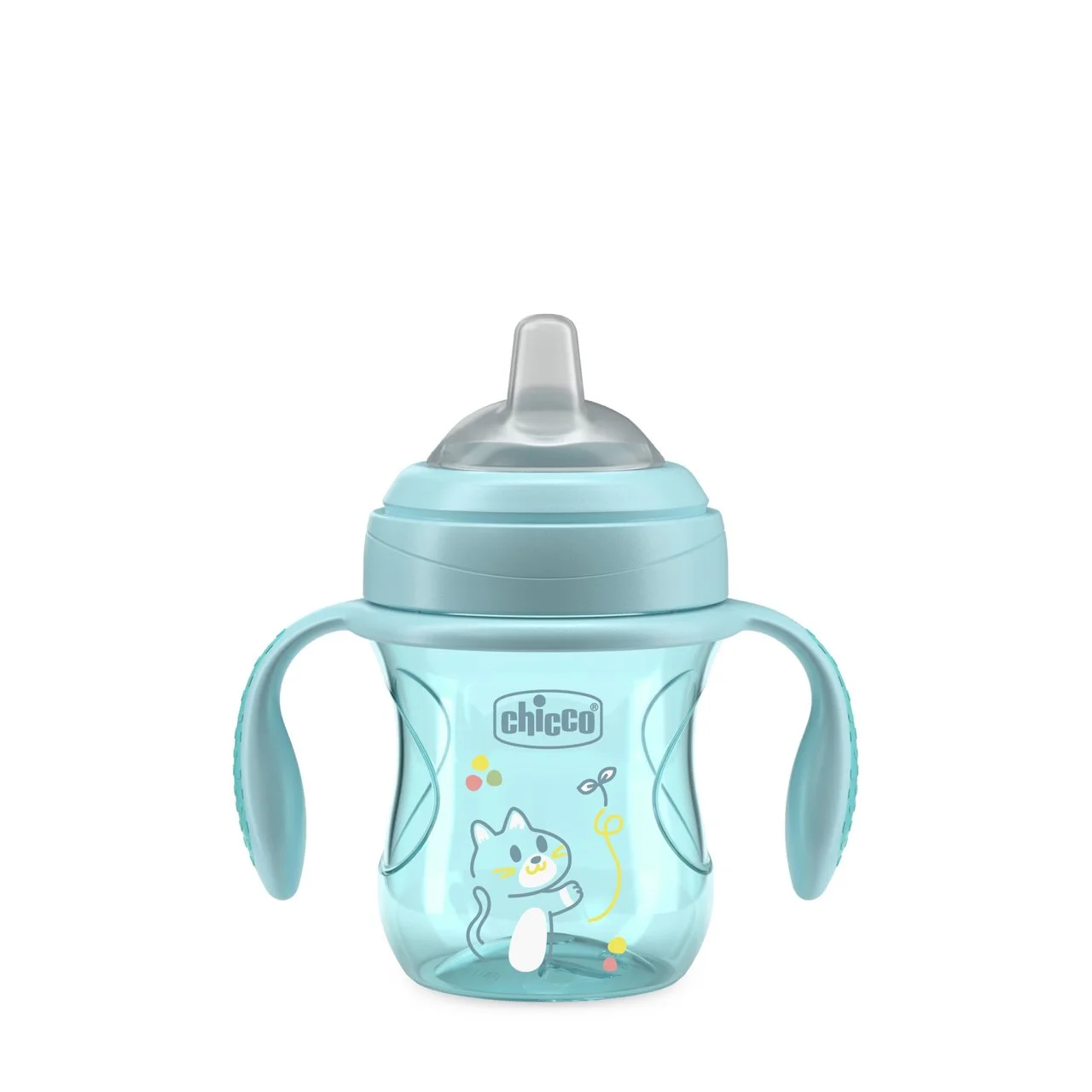 Chicco Transition Cup 4m+ Training Cup with Handles Teal 200 Ml