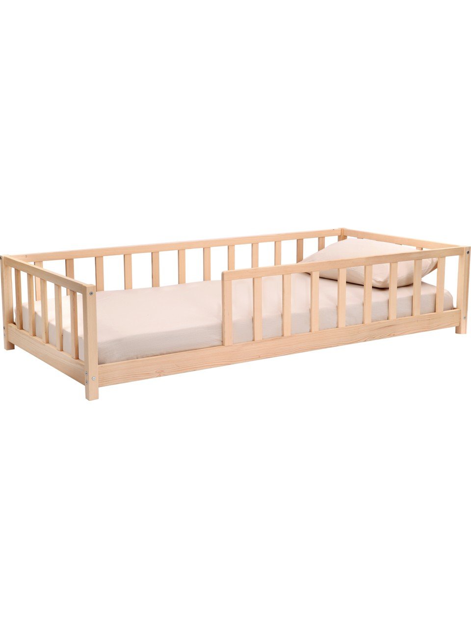 Kukka Natural Wood Floor Bed, 80×160 product thumbnail 5