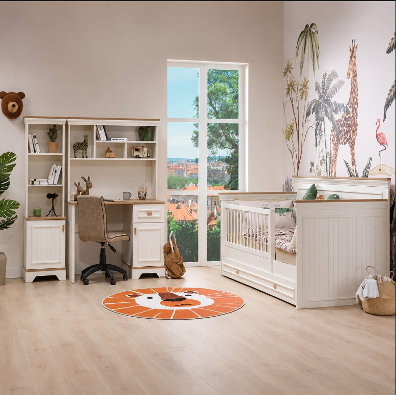 Almila Monte Kids Room With Bookcase And Study Desk