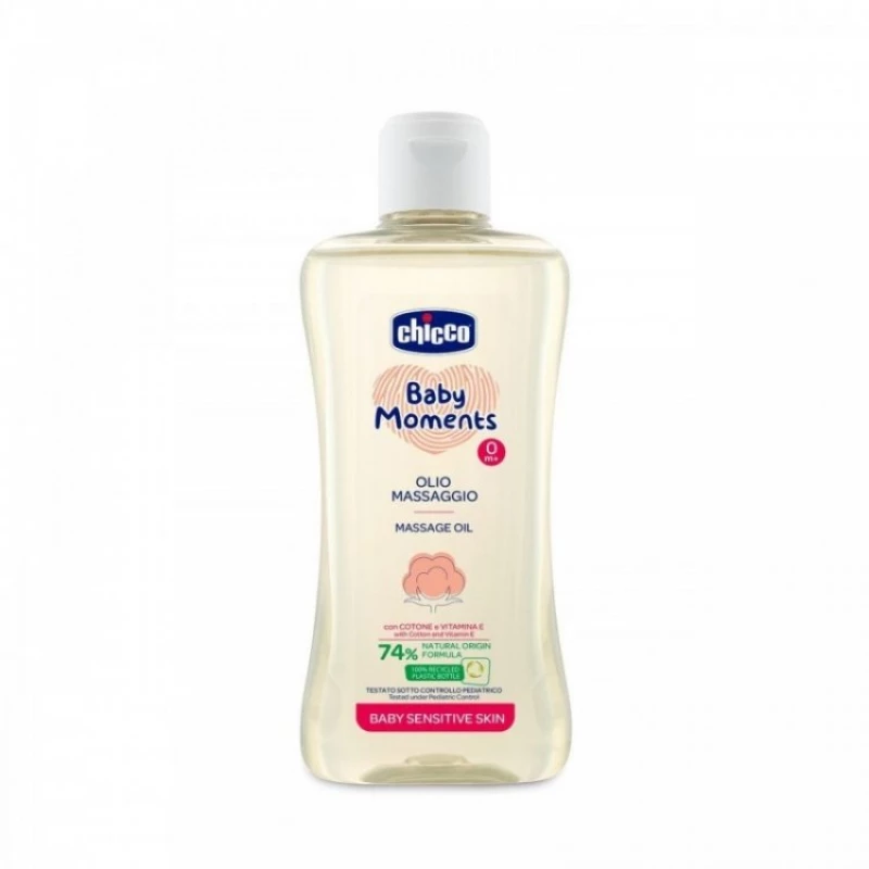 Chicco Baby Moments Massage Oil Sensitive (200 Ml)