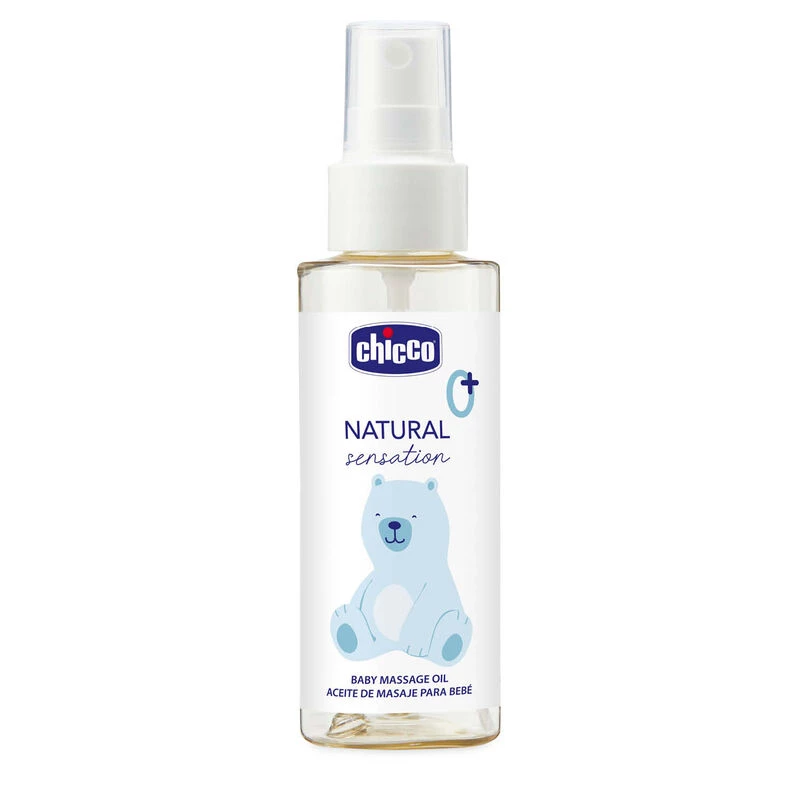 Chicco Natural Sensation Baby Massage Oil for Baby (0+) 100 ml