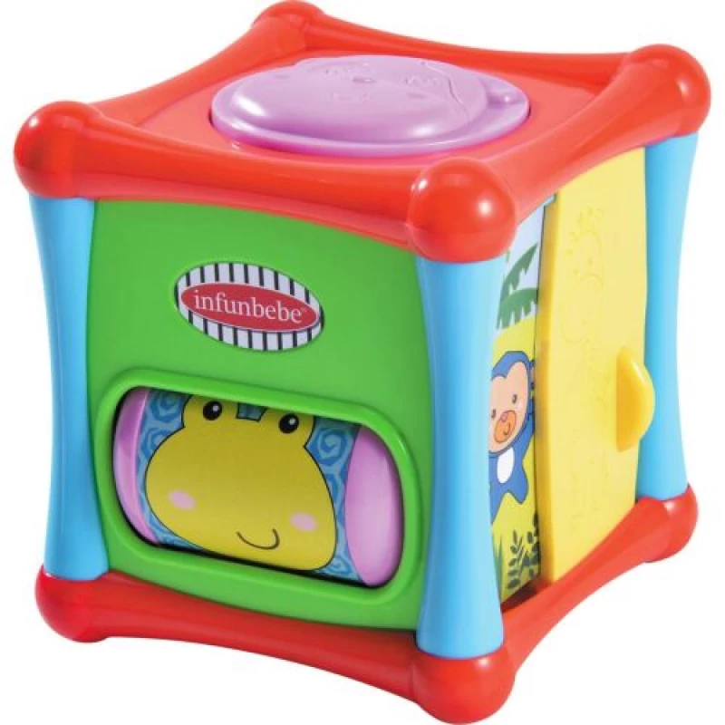 Infunbebe My 1st Activity Cube: Baby Development Toy 6 Months+ product thumbnail 2