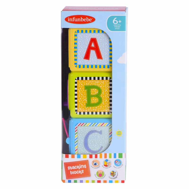 Infunbebe Stacking Blocks Set for Baby +6 months product thumbnail 3