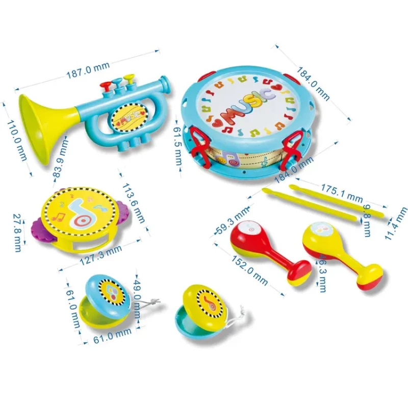 Infunbebe Musical Band Set (9 Piece) – Kids’ Musical Instruments product thumbnail 3