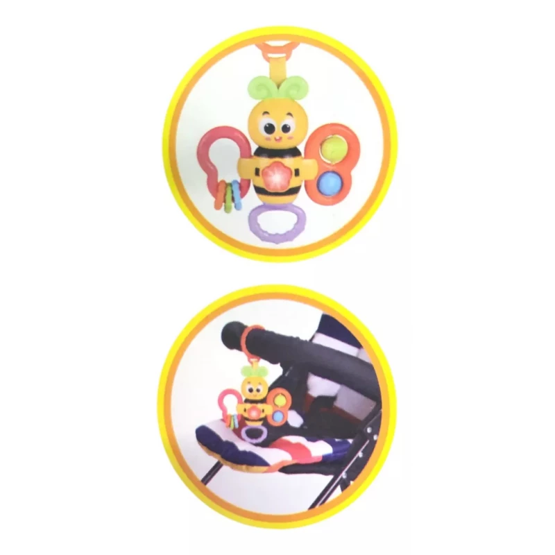 Infunbebe Musical Bee Rattle Toy with Lights and Sounds for Babies product thumbnail 3