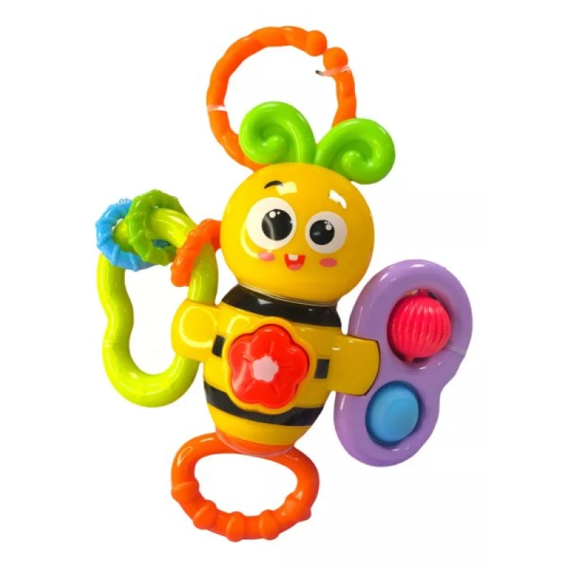 Infunbebe Musical Bee Rattle Toy with Lights and Sounds for Babies product thumbnail 4
