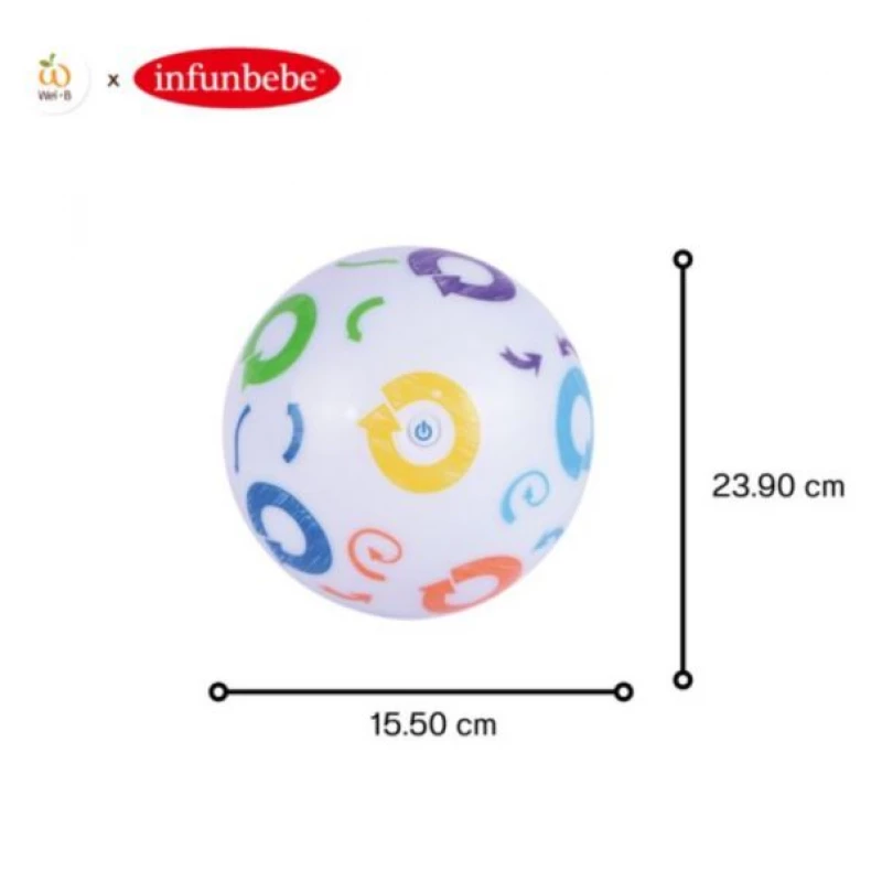 Infunbebe Auto Rolling Ball Baby Toy – Motorized & Fun 6 months and up product thumbnail 3