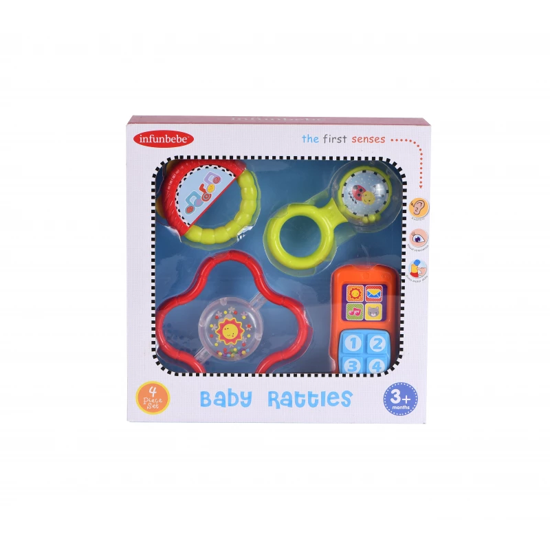 Infunbebe Baby Rattles Newborn Toys 3+ Months