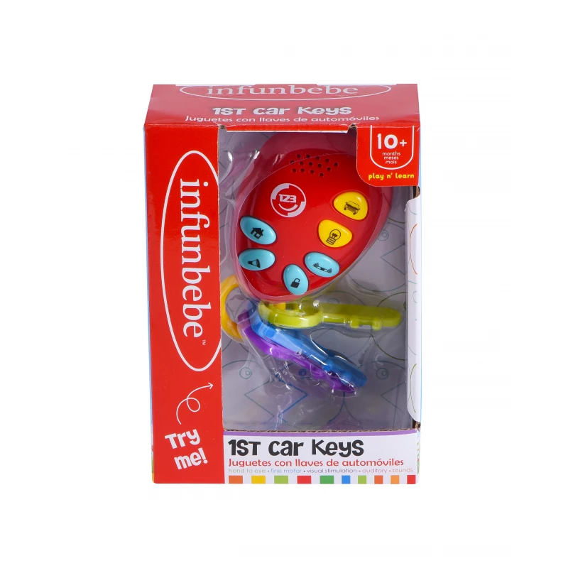 Infunbebe Musical Keys Toy 12M+ with Sounds – Baby’s First Toy 12 months and older product thumbnail 2