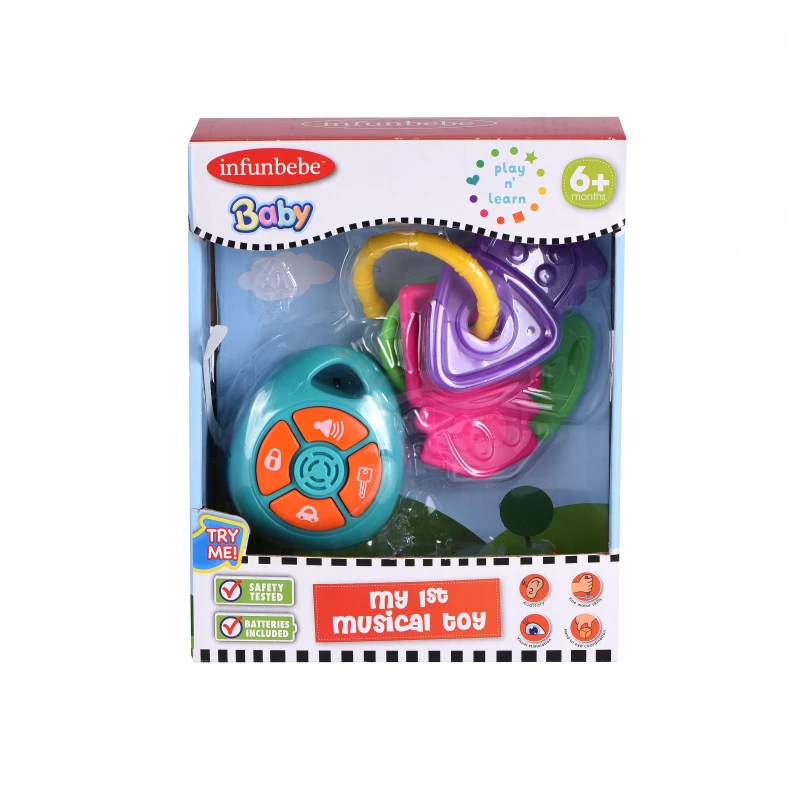 Infunbebe My First Car Keys Toy for Babies & Toddlers product thumbnail 2