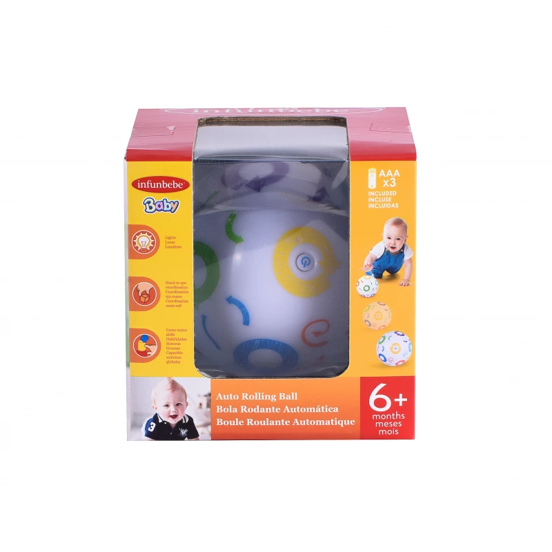 Infunbebe Auto Rolling Ball Baby Toy – Motorized & Fun 6 months and up