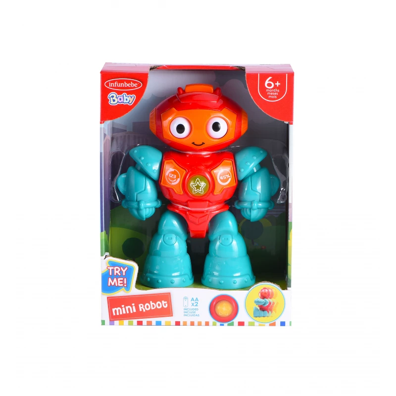 Infunbebe Mini Robot Baby Toy 6m+ Engaging & Safe Playtime product thumbnail 3