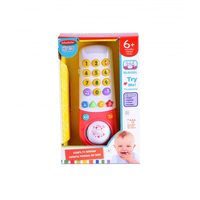 Infunbebe Toddler Smart TV Remote – Interactive Toy for Babies product thumbnail 2