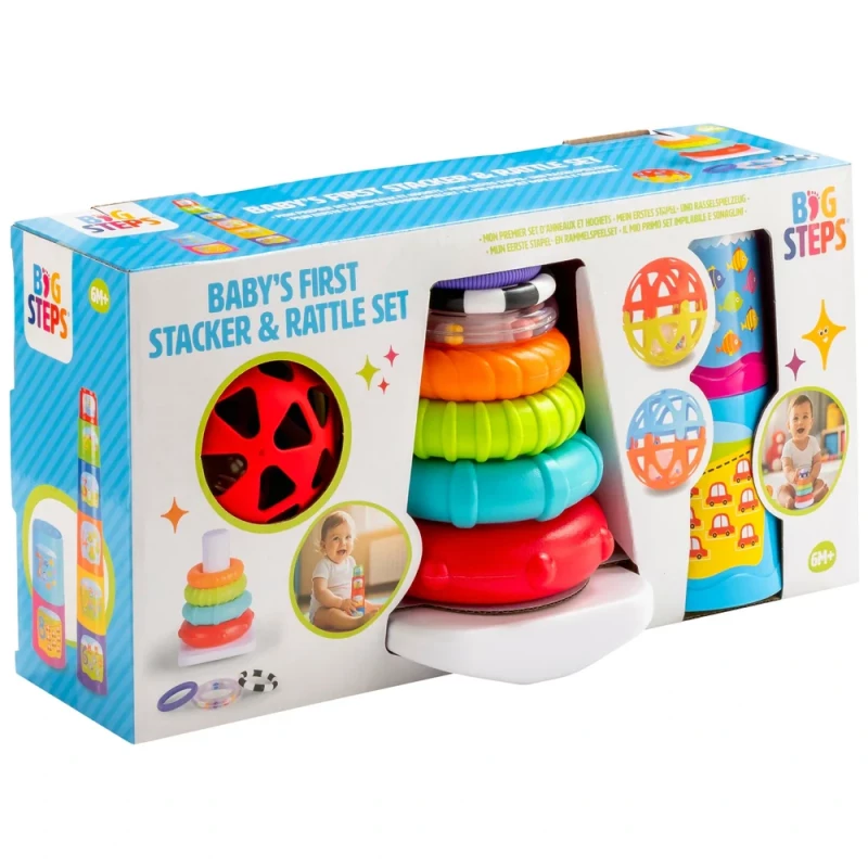 Infunbebe Bendy & Roll Rattle Ball Baby Sensory Toy 6 months and above