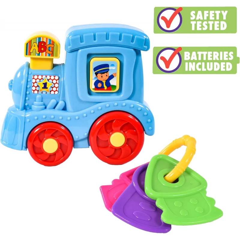 Infunbebe Train & Keychain Light & Sounds Combo Set for Babies product thumbnail 2