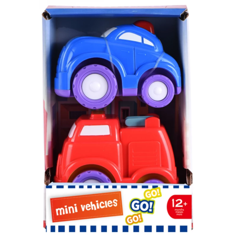infunbebe Toddler Mini Vehicles 2-Pack Durable & Fun Playtime for Kids product thumbnail 3