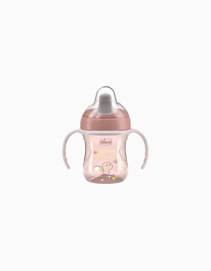 Chicco Training Cup 6m+ Training Cup with Handles Pink 200 Ml