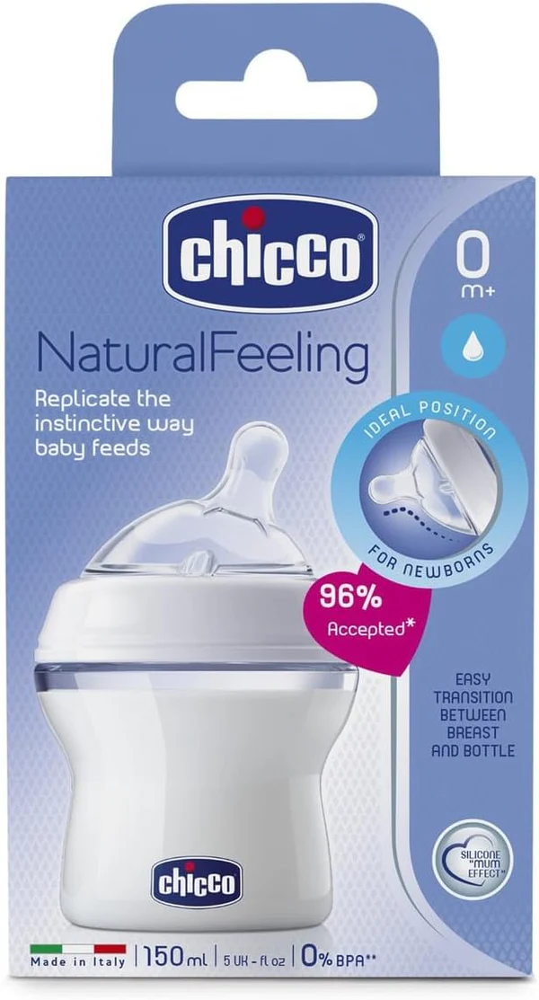 Chicco Natural Feeling Regular Flow (150 Ml) (+0 M) New product thumbnail 3