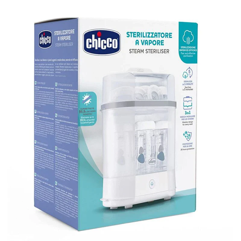 Chicco Sterile Natural 3 in 1 Baby Bottle Sterilizer product thumbnail 2