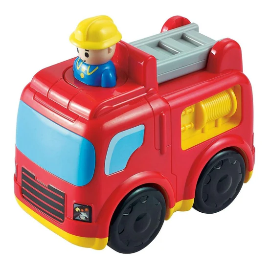 Infunbebe Fire Engine Push-and-Go Toy for Babies 12+ Months product thumbnail 2
