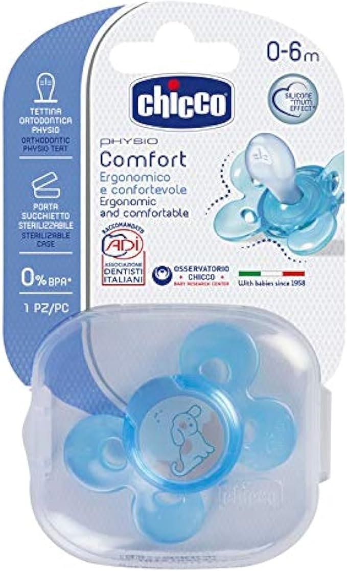 Chicco Physio Comfort Blue (0 – 6 M) Silicone product thumbnail 2