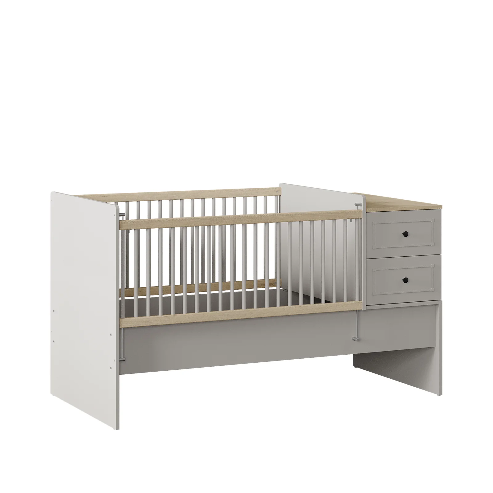 Almila Sento Convertible Baby Bed with Pull-Out Bed product thumbnail 3