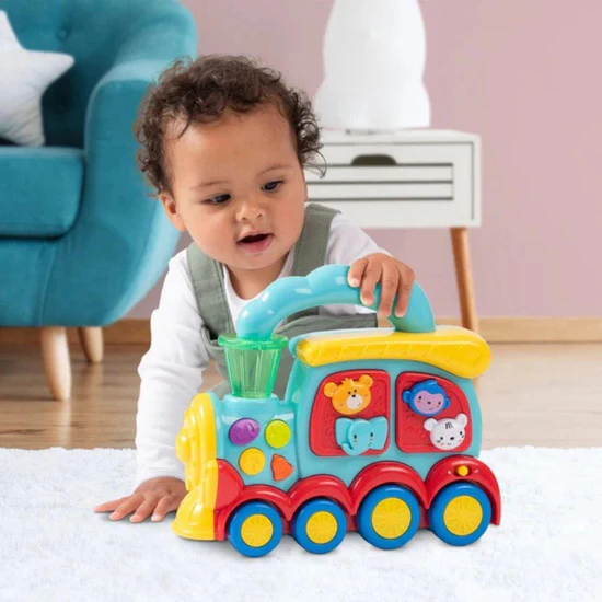 Infunbebe Baby Toy Train LS5231 – 6M+ Fun & Educational product thumbnail 2