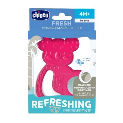 Chicco Fresh Teether Chew Toy Pink Koala 4m+ 1 Pc product thumbnail 2