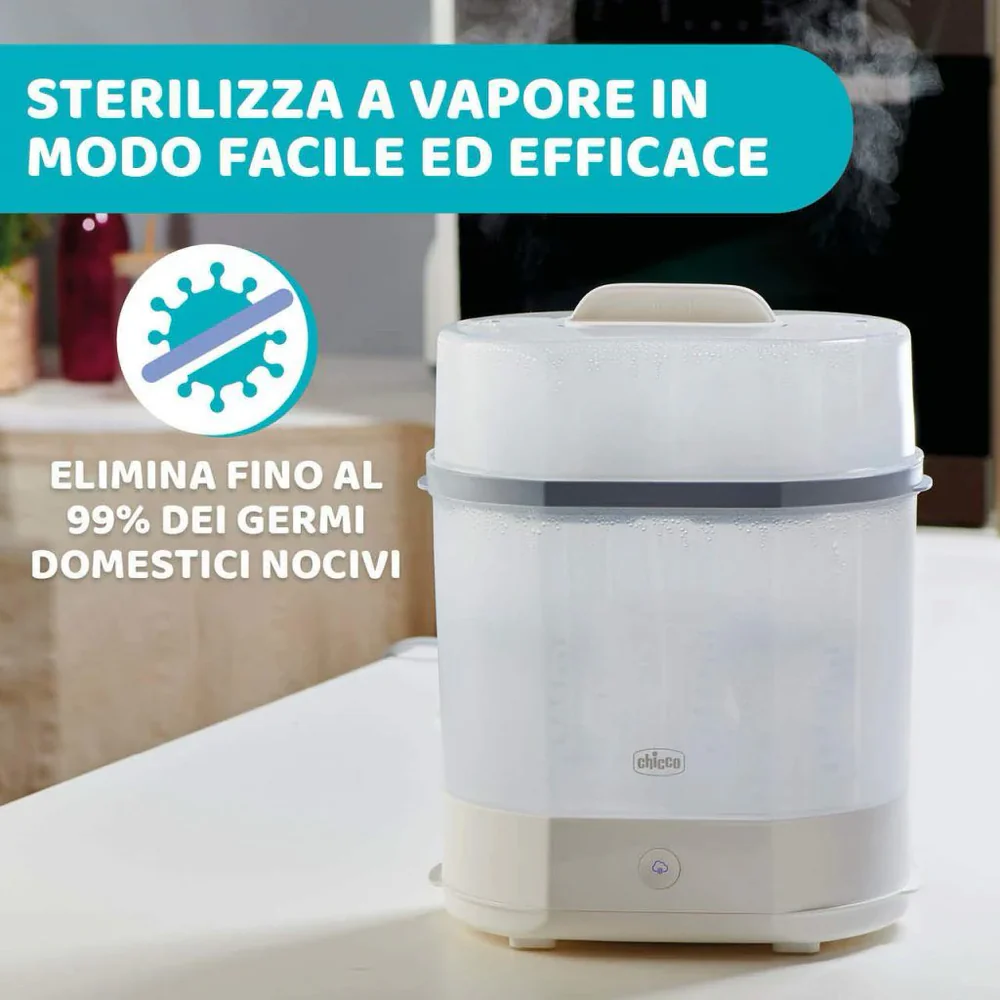 Chicco Sterile Natural 3 in 1 Baby Bottle Sterilizer product thumbnail 6