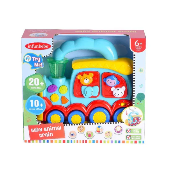 Infunbebe Baby Toy Train LS5231 – 6M+ Fun & Educational product thumbnail 3