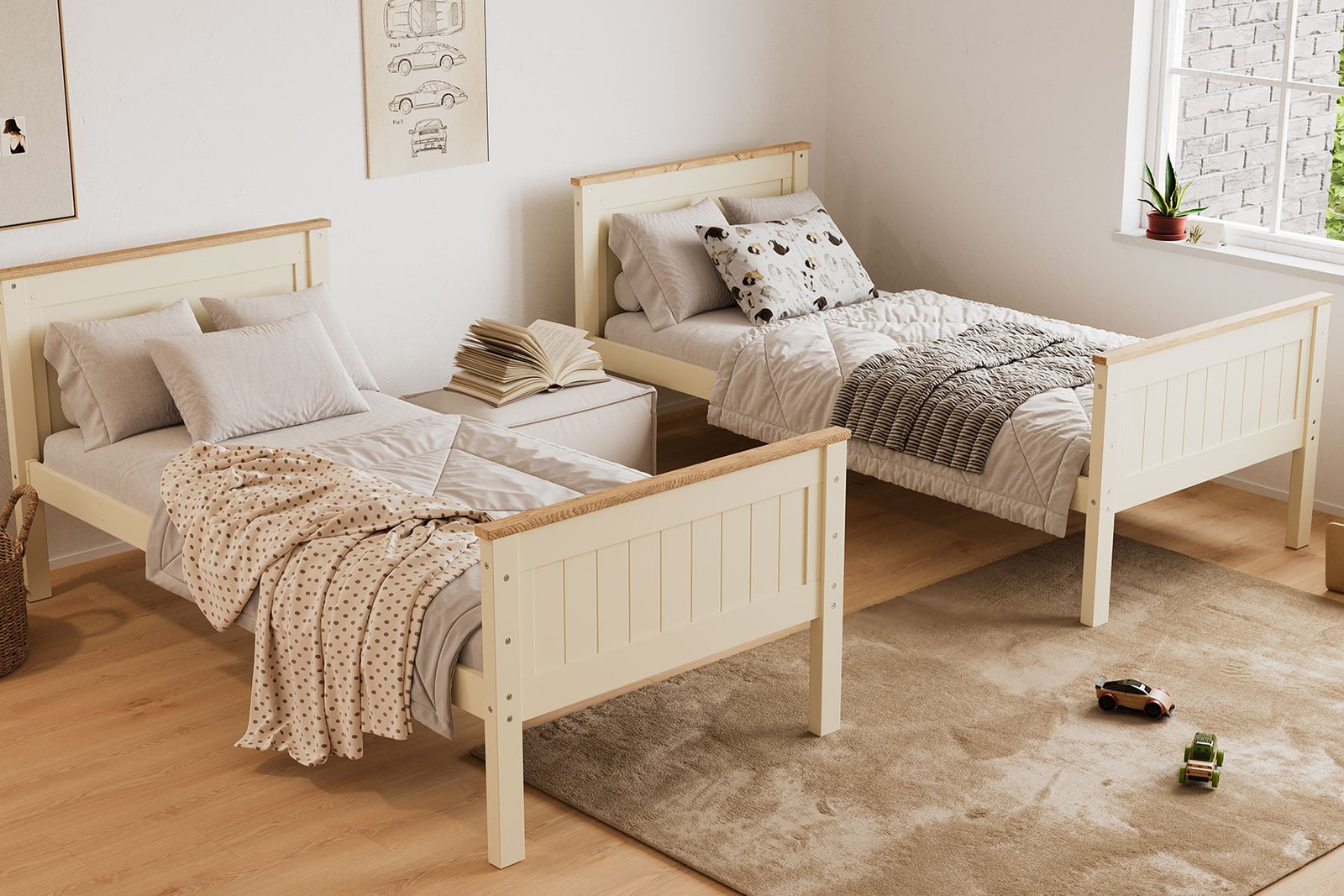 Almila Monte Bunk Bed PURE (90X200) product thumbnail 7