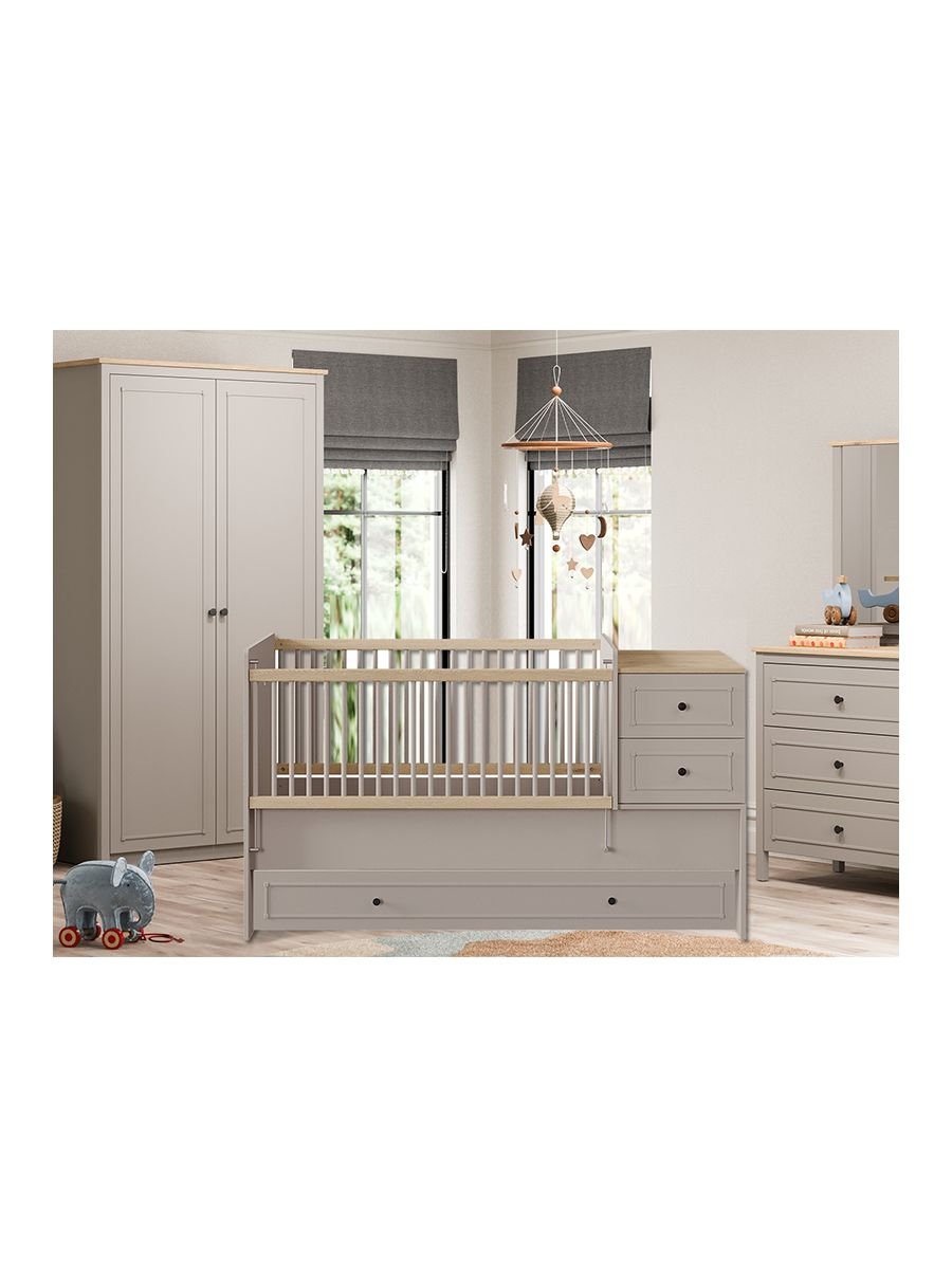 Almila Sento Convertible Baby Bed with Pull-Out Bed product thumbnail 5