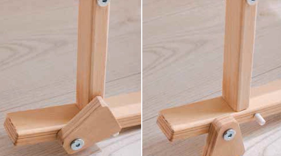 BabyWho Riva Natural Wooden Rocking Fixed Step Cradle 60×120 product thumbnail 2