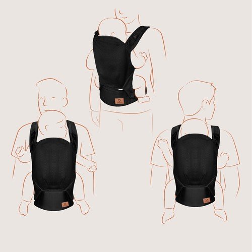 Lionelo Carrier Margareet Air, Black product thumbnail 5