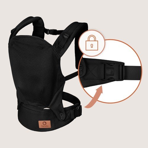 Lionelo Carrier Margareet Air, Black product thumbnail 3