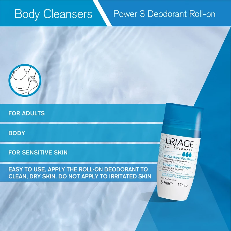 Uriage Power 3 Deodorant 50ml product thumbnail 4