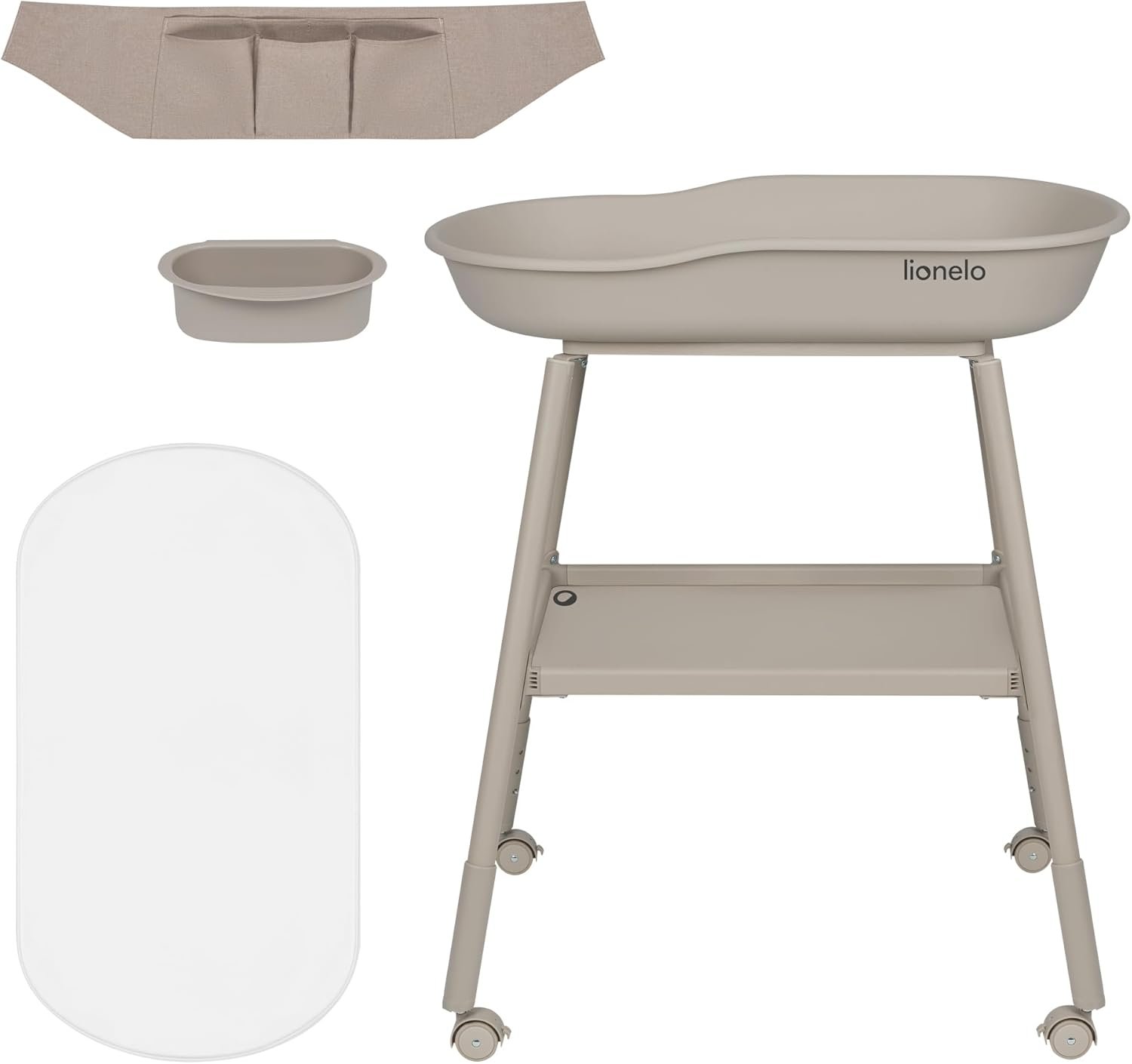 Lionelo Rosie Changing Table with Wheels product thumbnail 3