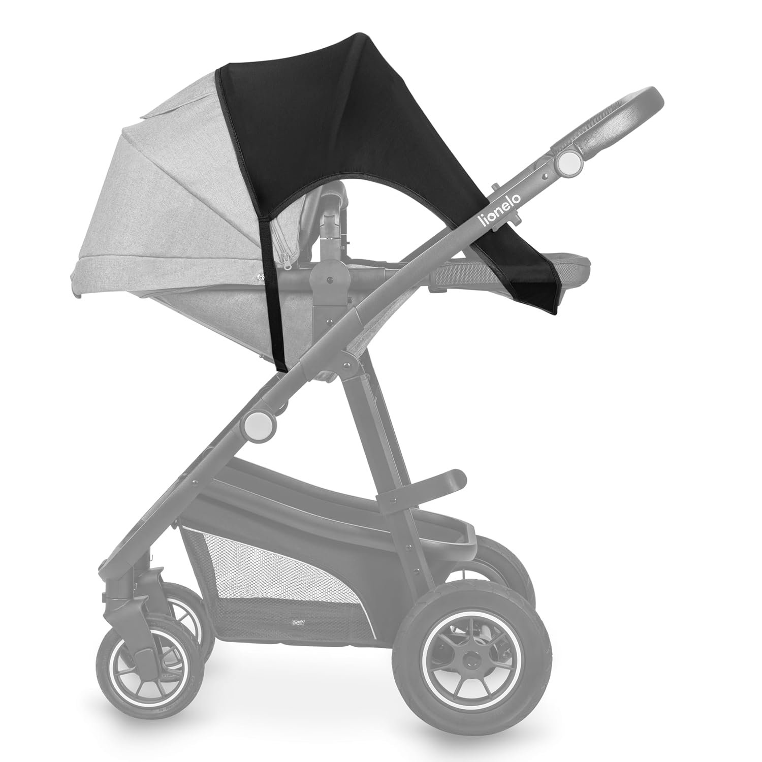 Lionelo Stroller Black Carbon UPF50+ Sun Cover product thumbnail 3