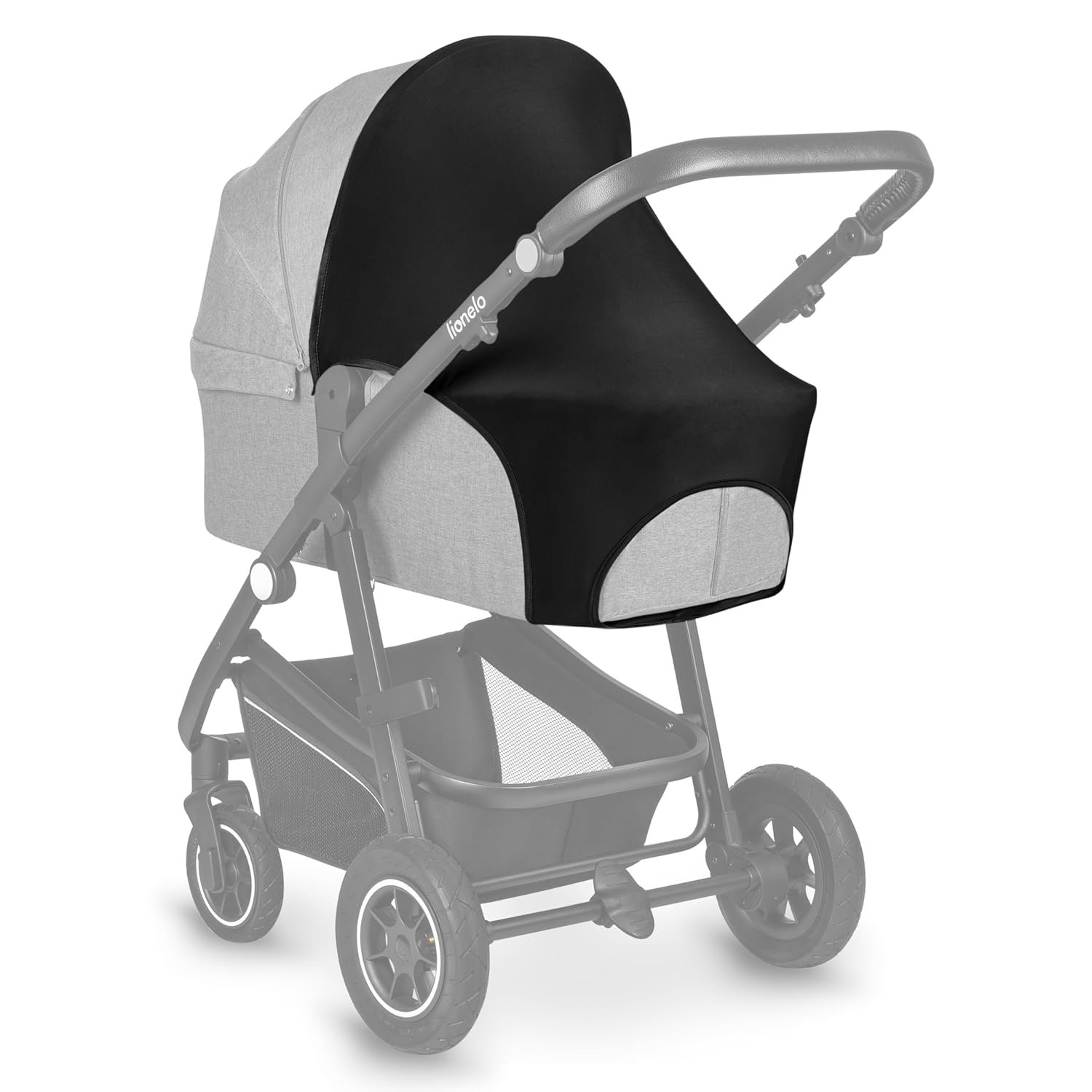 Lionelo Stroller Black Carbon UPF50+ Sun Cover product thumbnail 2