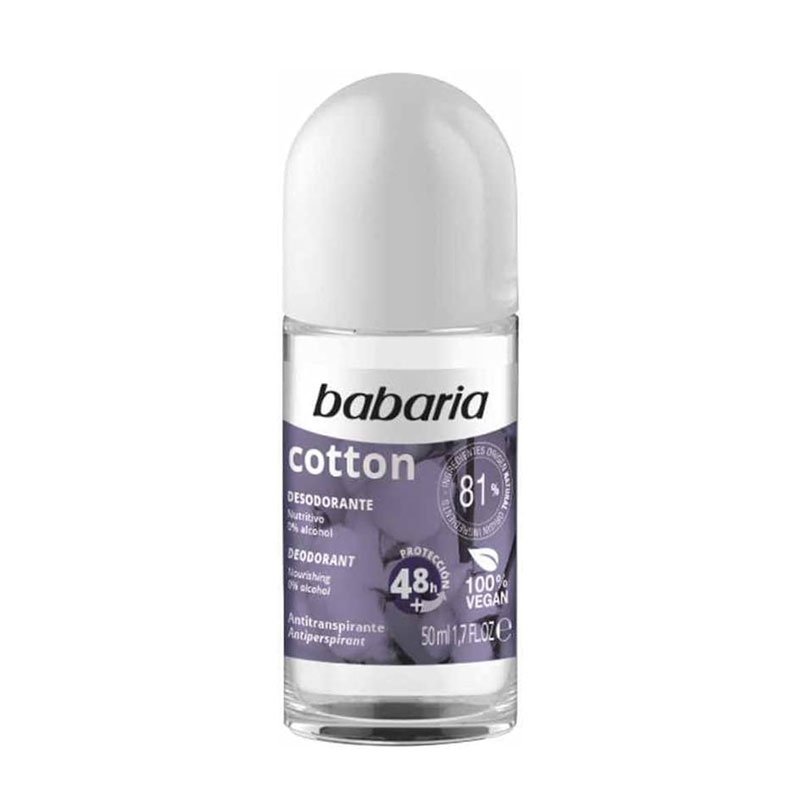 Babaria Roll On Cotton Deodorant 50ml