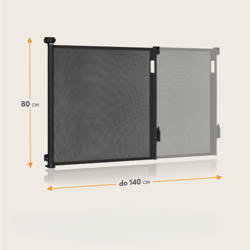 Lionelo Thea Safety Railing, Black Onyx product thumbnail 9