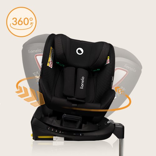 Lionelo Car Seat Antoon Rwf Carbon 0-18Kg product thumbnail 3