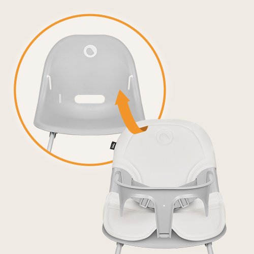 Lionelo Dalia 2-in-1 High Chair, Grey Stone product thumbnail 11