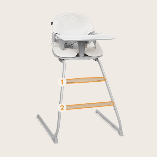 Lionelo Dalia 2-in-1 High Chair, Grey Stone product thumbnail 12